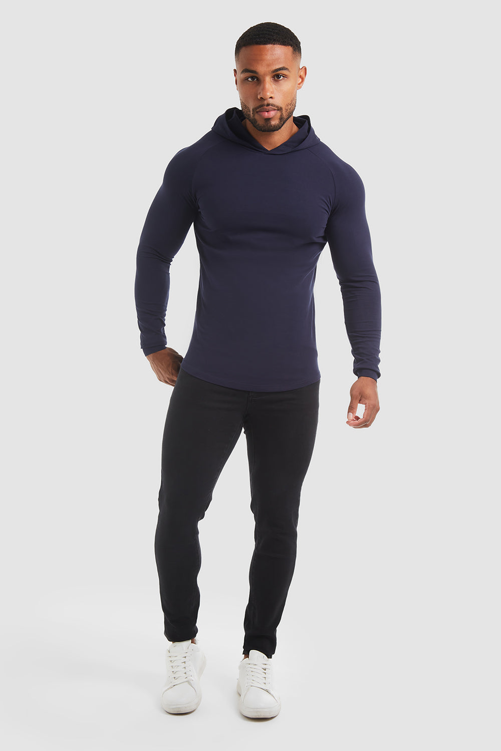 Hooded Top (LS) in True Navy - TAILORED ATHLETE - USA