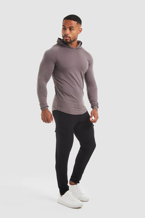 Hooded Top (LS) in Mole - TAILORED ATHLETE - USA