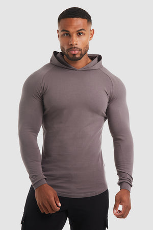 Hooded Top in Mole - TAILORED ATHLETE - USA