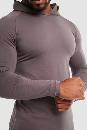 Hooded Top in Mole - TAILORED ATHLETE - USA