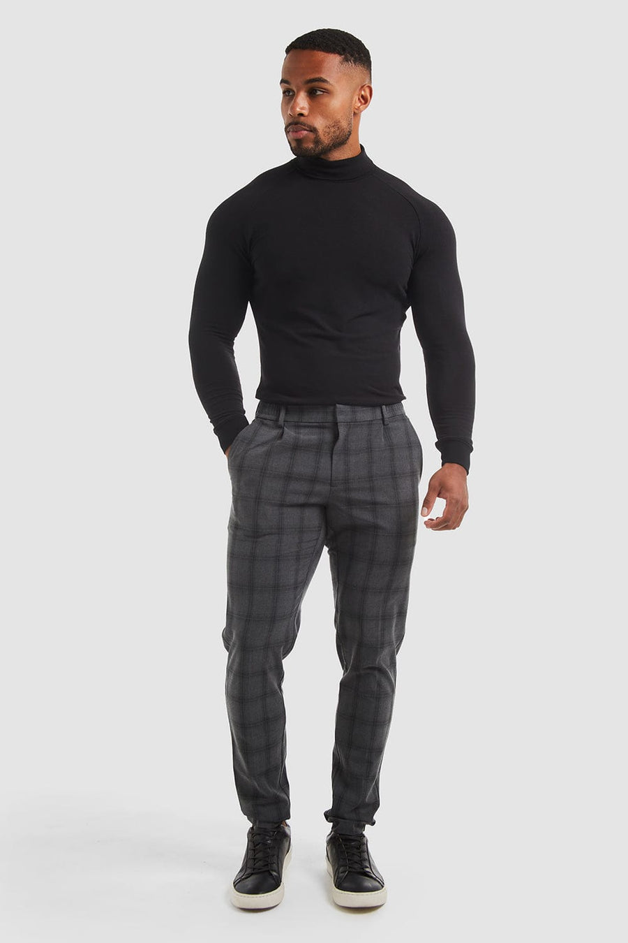 Window Pane Check Pants - TAILORED ATHLETE - USA