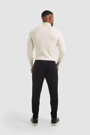 Smart Jersey Joggers in Black - TAILORED ATHLETE - USA