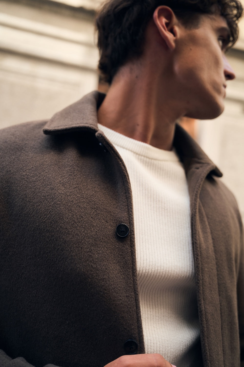 Car Coat in Mocha