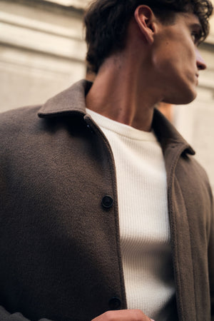 Car Coat in Mocha