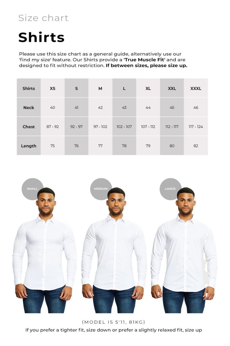 Tailored Fit Cutaway Collar Shirt in White, XXXL Tailored Fit Cutaway Collar Shirt in White, XXXL