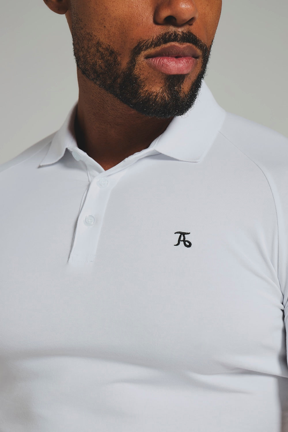 Athletic Fit Polo Shirt in White