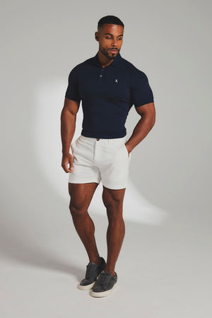 Athletic Fit Polo Shirt in True Navy
