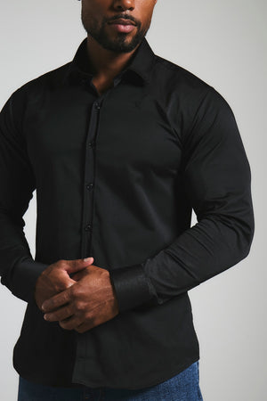 Athletic Fit Signature Shirt 2.0 in Black