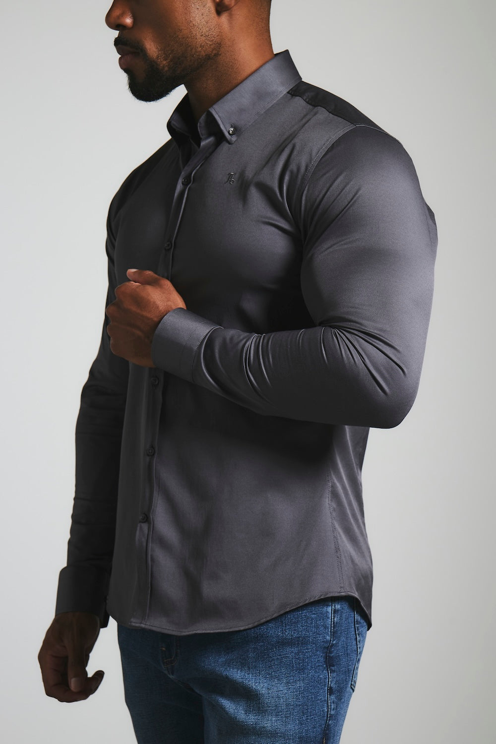 Athletic Fit Signature Shirt 2.0 in Grey