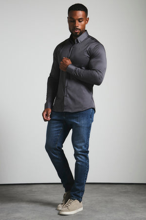 Athletic Fit Signature Shirt 2.0 in Grey