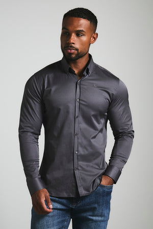 Athletic Fit Signature Shirt 2.0 in Grey
