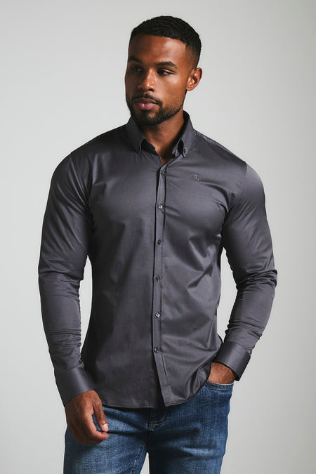 Athletic Fit Signature Shirt 2.0 in Grey