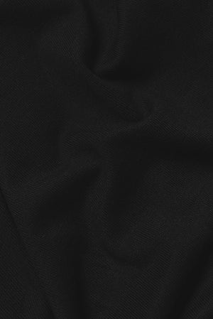 Fine Gauge Knitted T-Shirt in Black - TAILORED ATHLETE - USA
