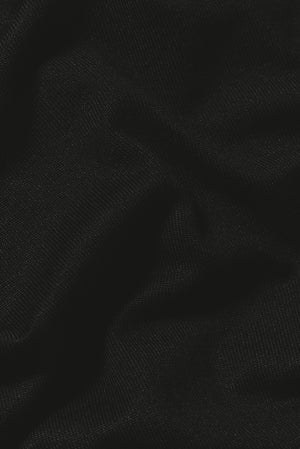 Tipped Knitted Zip Neck Polo Shirt in Black - TAILORED ATHLETE - USA