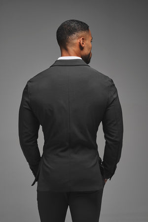 True Athletic Fit Tech Suit Jacket in Slate Grey - TAILORED ATHLETE - USA