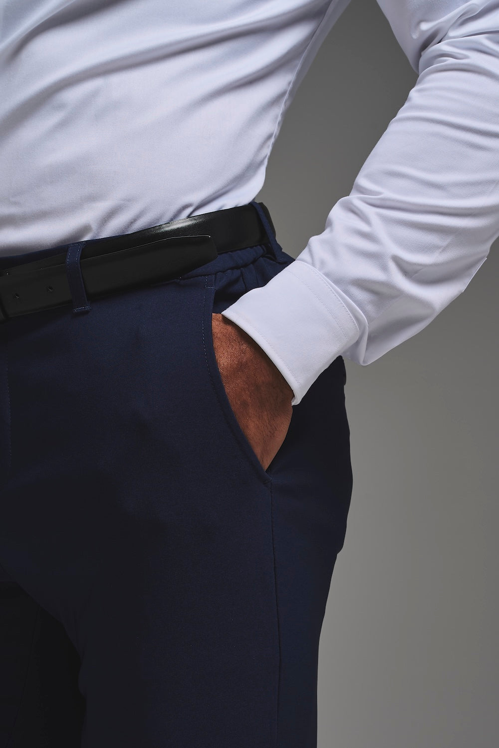 True Athletic Fit Tech Suit Pants in Navy - TAILORED ATHLETE - USA