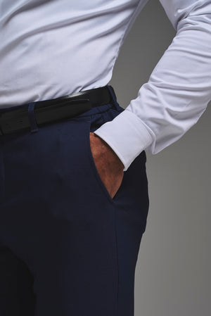 True Athletic Fit Tech Suit Pants in Navy - TAILORED ATHLETE - USA