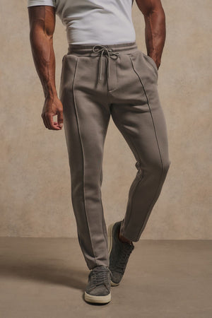 Luxe Sweat Smart Joggers in Mushroom