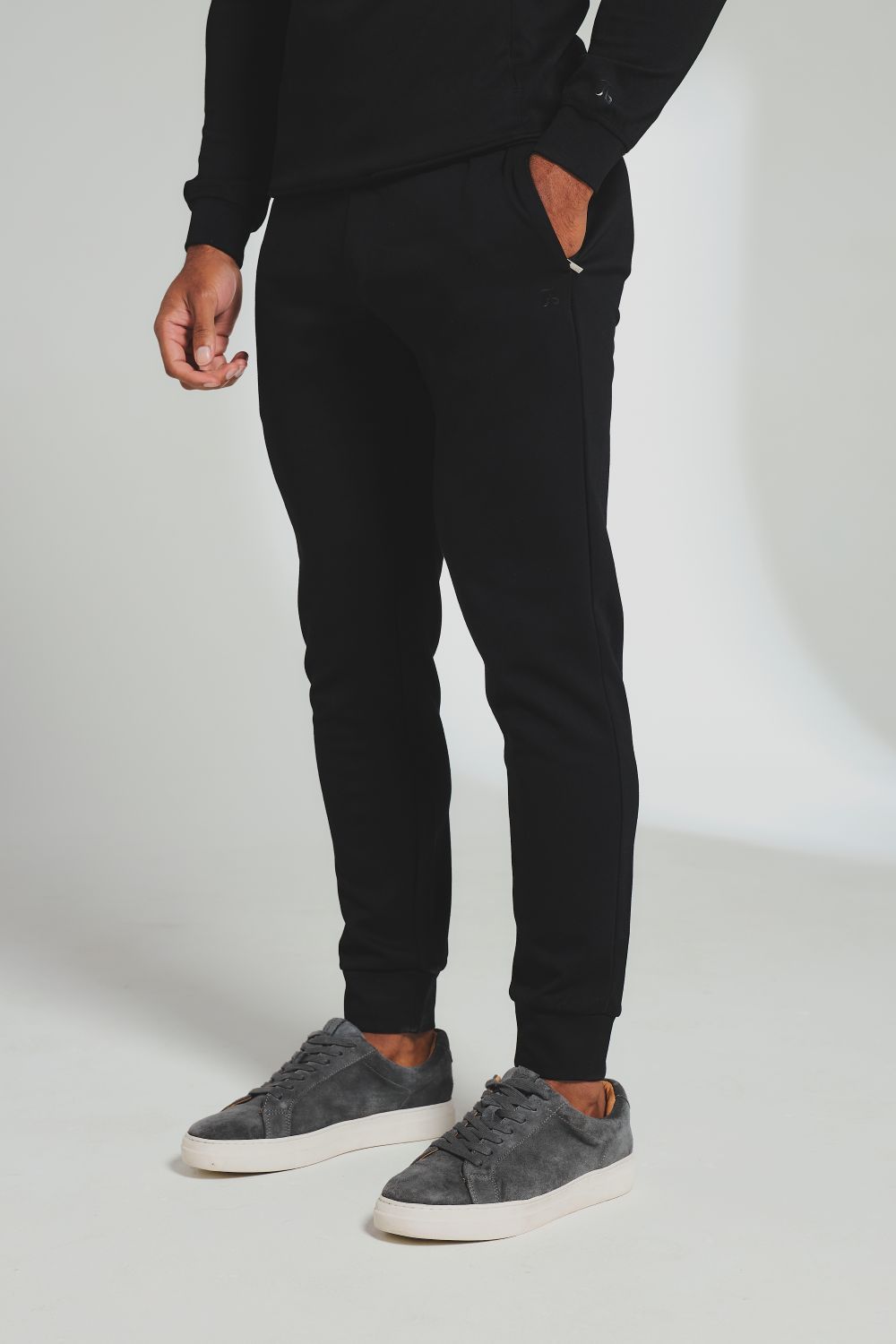 Interlock Sweat Joggers in Black