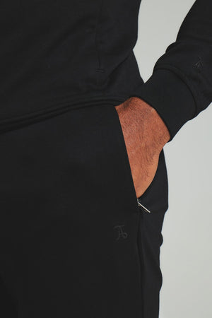 Interlock Sweat Joggers in Black