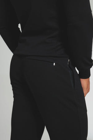 Interlock Sweat Joggers in Black
