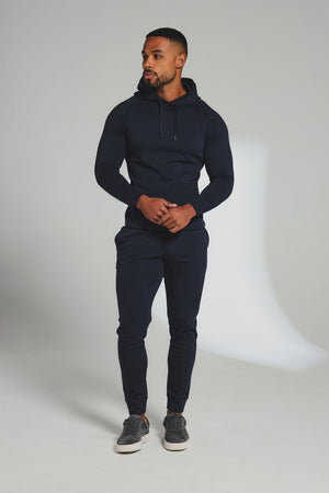 Interlock Sweat Joggers in Navy