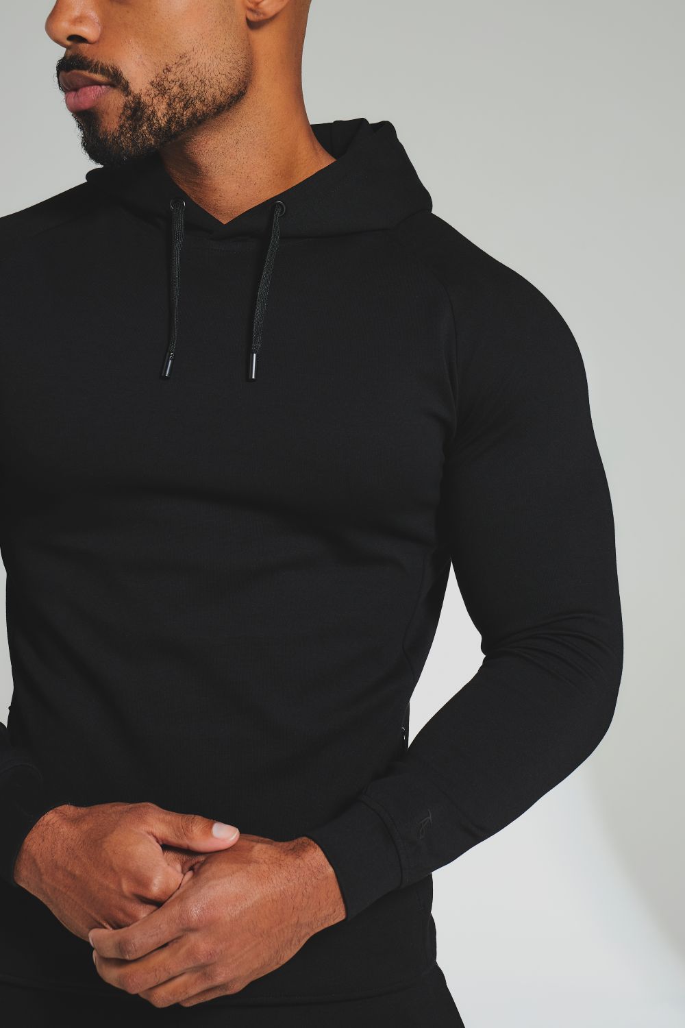 Interlock Hoodie Sweat in Black
