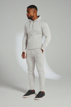 Interlock Hoodie Sweat in Alabaster