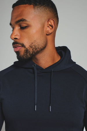 Interlock Hoodie Sweat in Navy