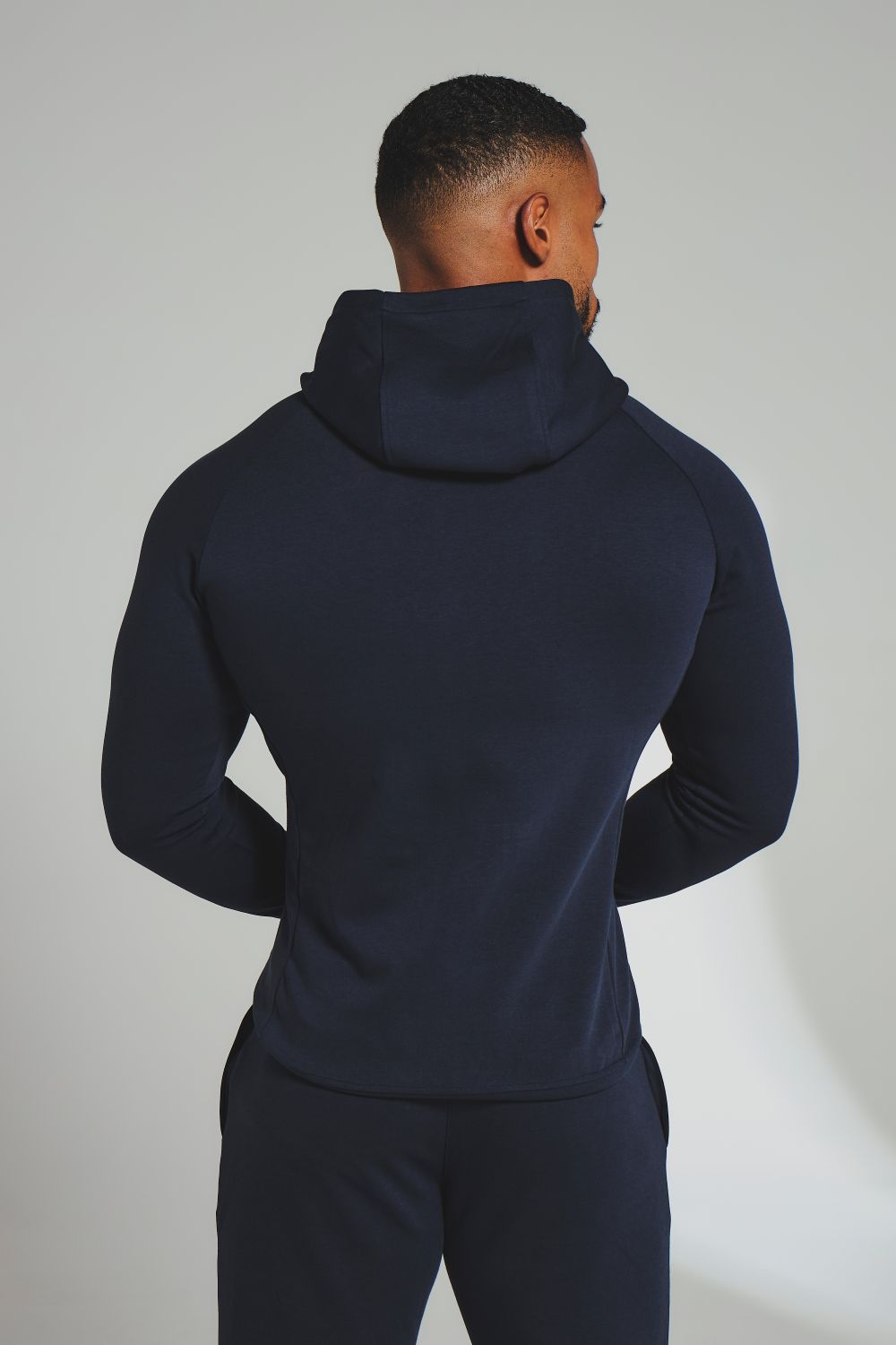 Interlock Hoodie Sweat in Navy
