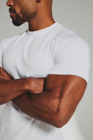Interlock Jersey T-Shirt in White