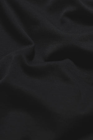 Interlock Jersey T-Shirt in Black