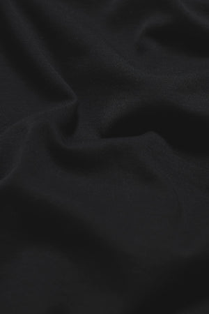 Interlock Jersey T-Shirt in Black