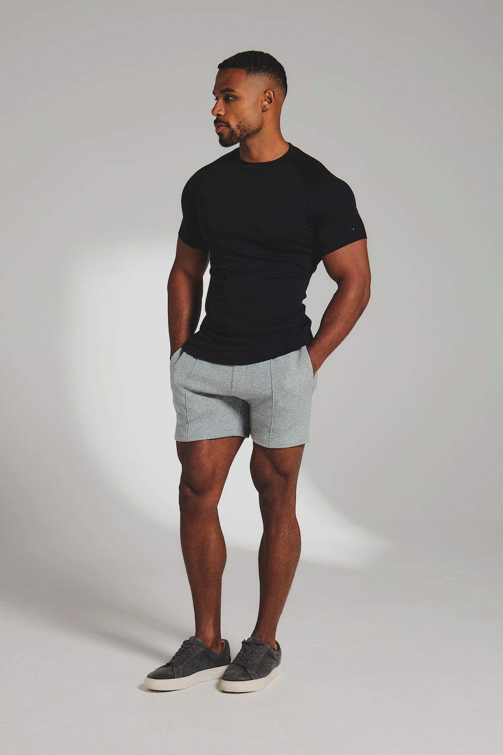 Interlock Jersey T-Shirt in Black