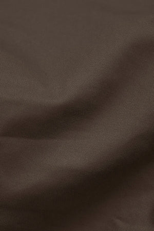 Athletic Fit Cotton Stretch Chino Trousers in Dark Taupe