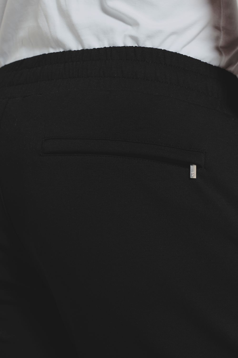 Interlock Sweat Shorts in Black