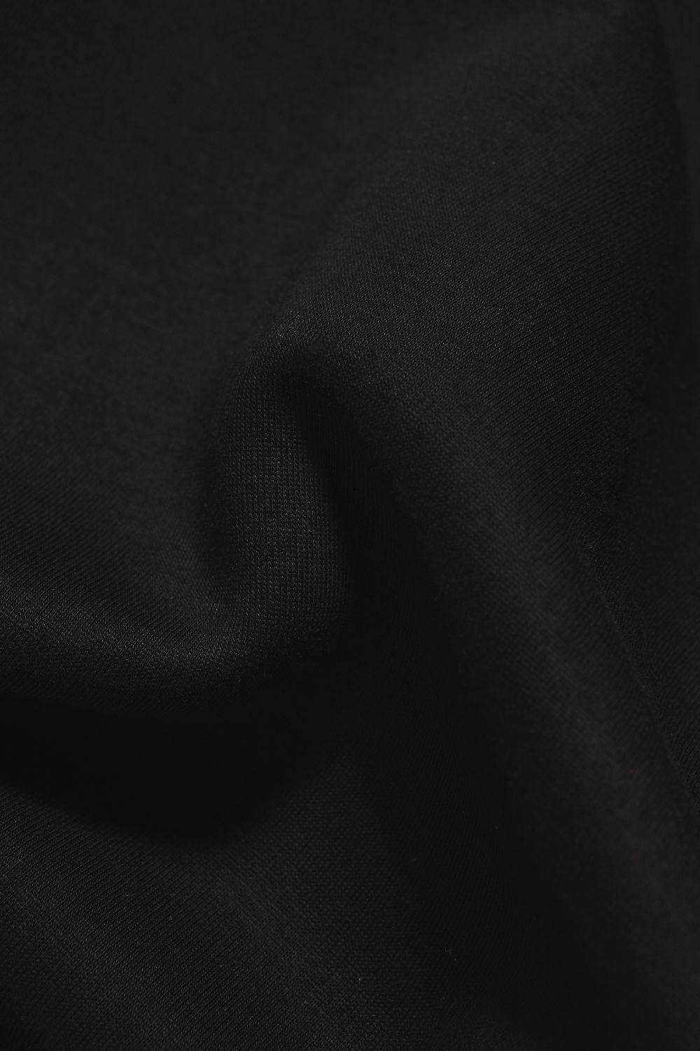 Luxe Sweat Shacket in Black