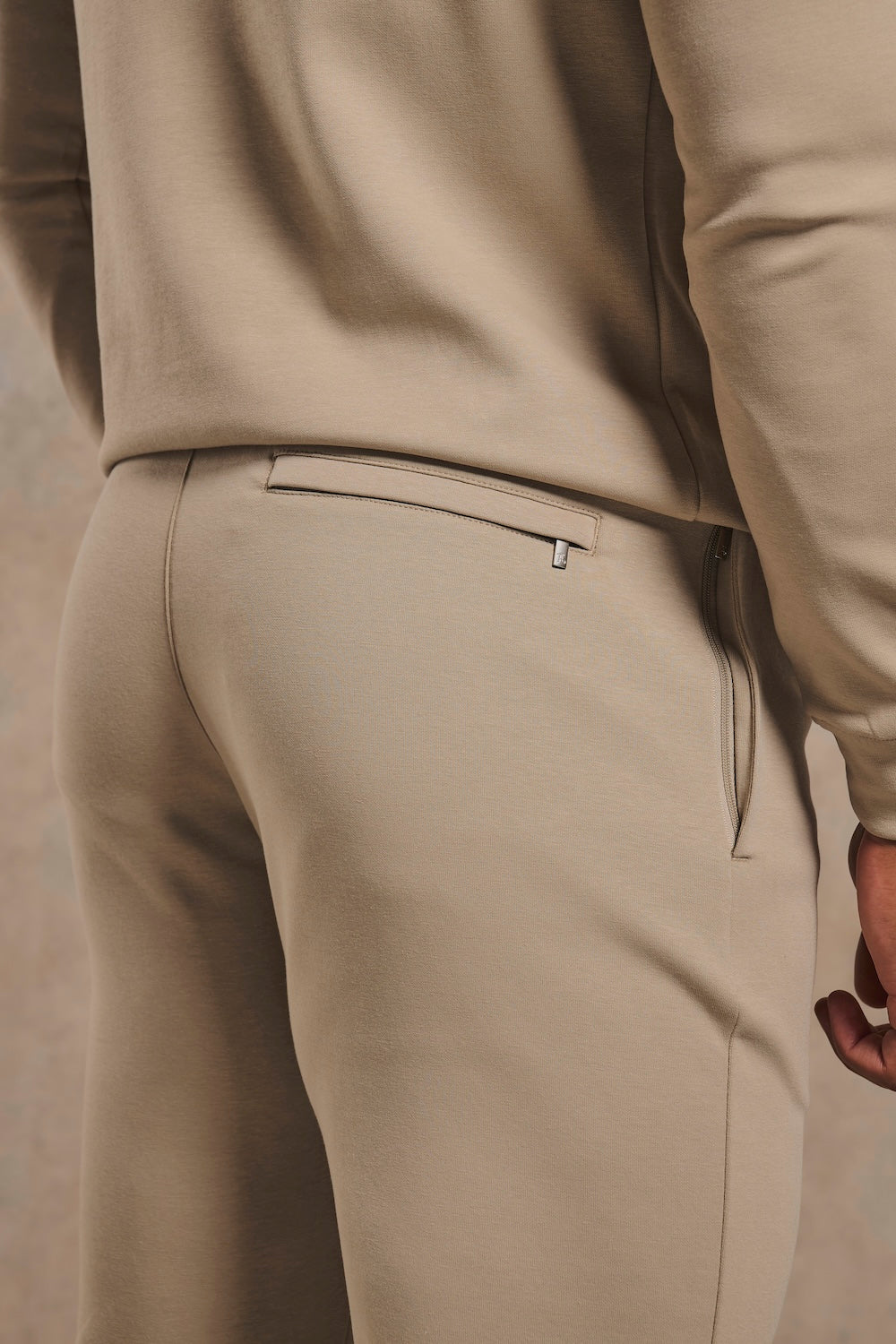Interlock Sweat Joggers in Stone