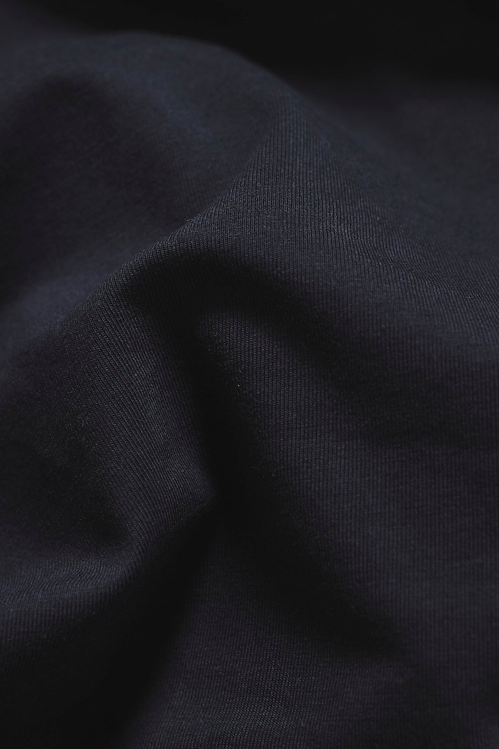 Tipped Long Sleeve T-Shirt in Navy with Khaki Tipping