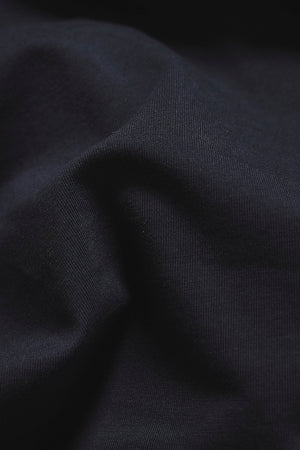 Tipped Long Sleeve T-Shirt in Navy with Khaki Tipping