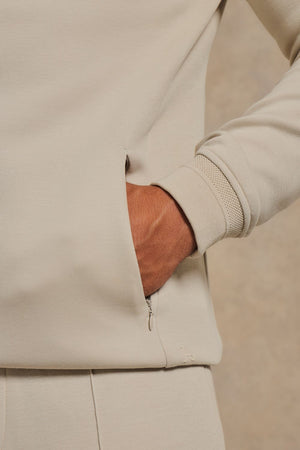Luxe Sweat Hoodie in Chalk