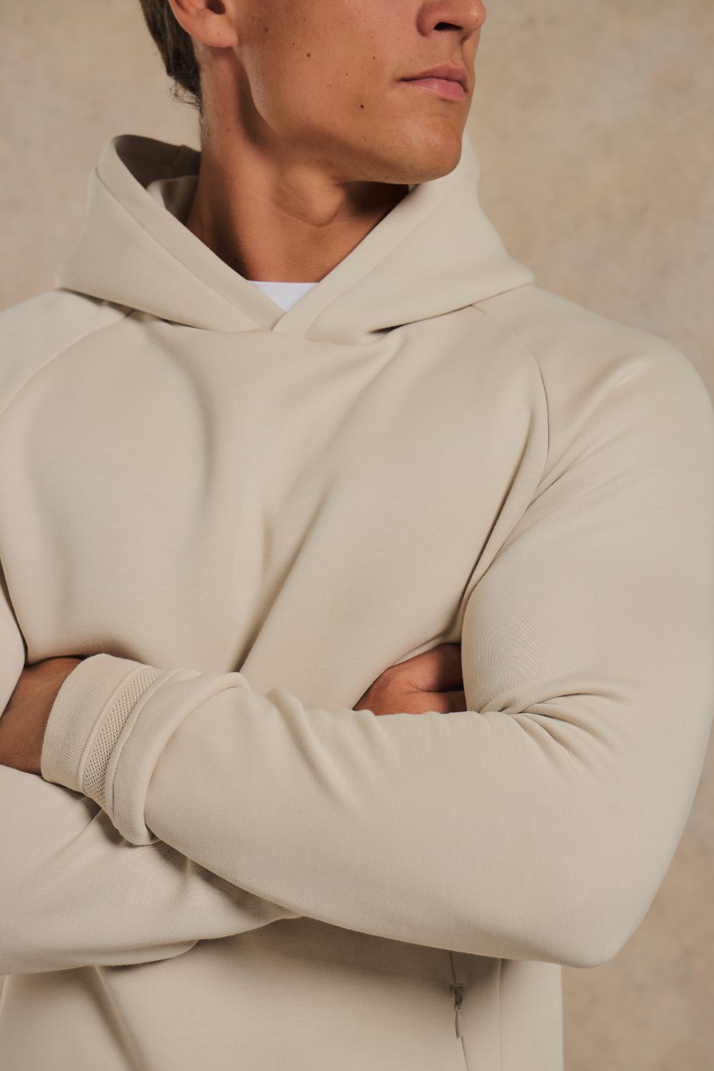 Luxe Sweat Hoodie in Chalk