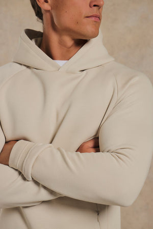 Luxe Sweat Hoodie in Chalk