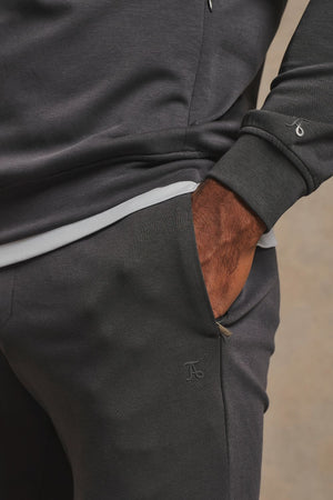 Interlock Sweat Joggers in Graphite