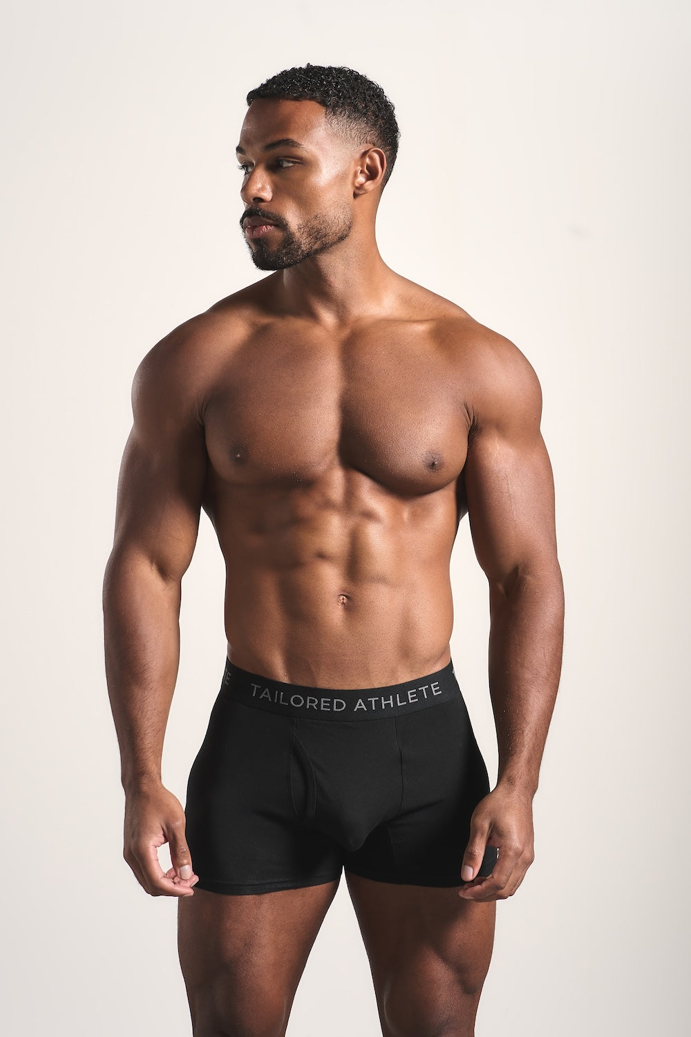 3 Pack Cotton Modal Stretch Trunks in Black