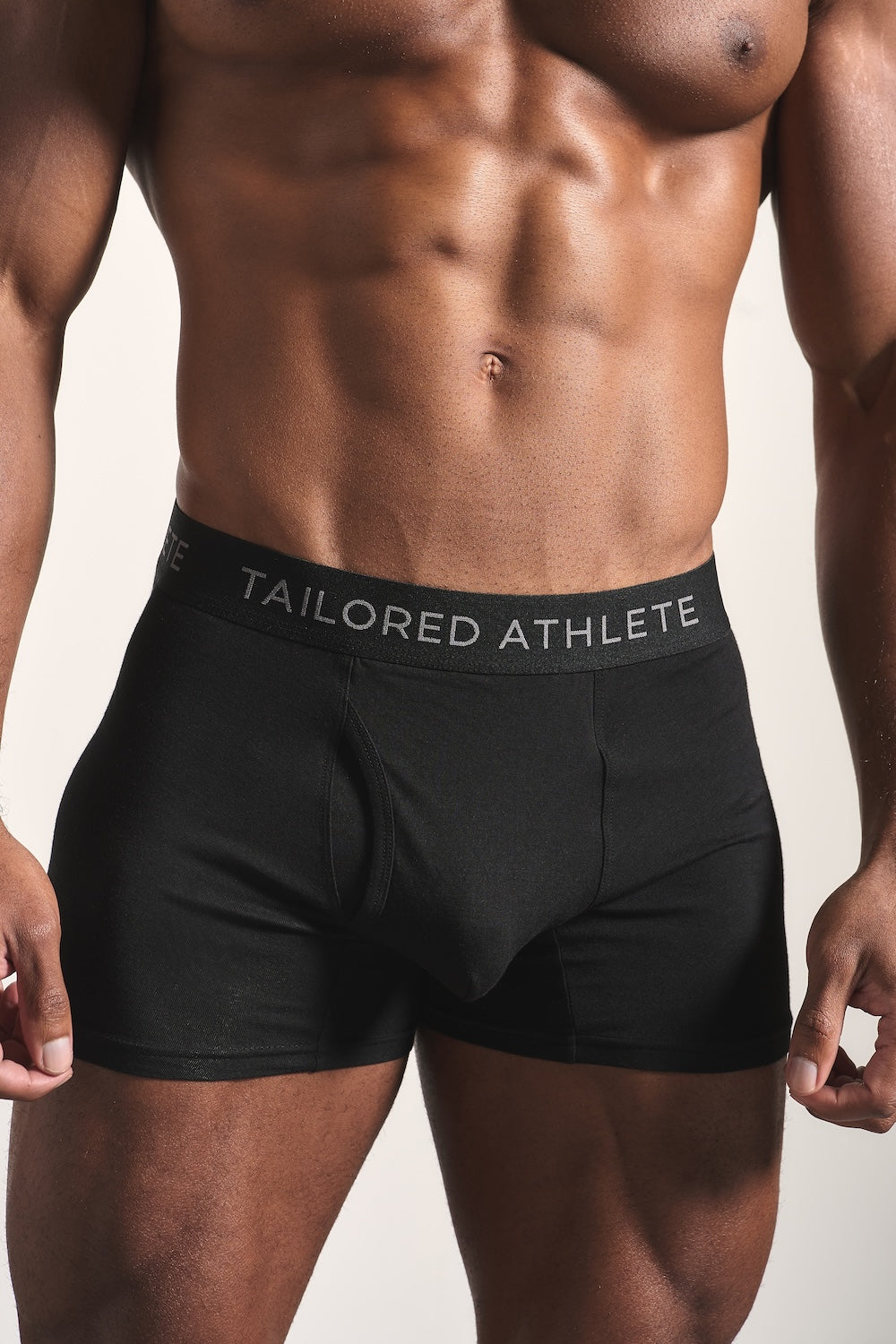 3 Pack Cotton Modal Stretch Trunks in Black