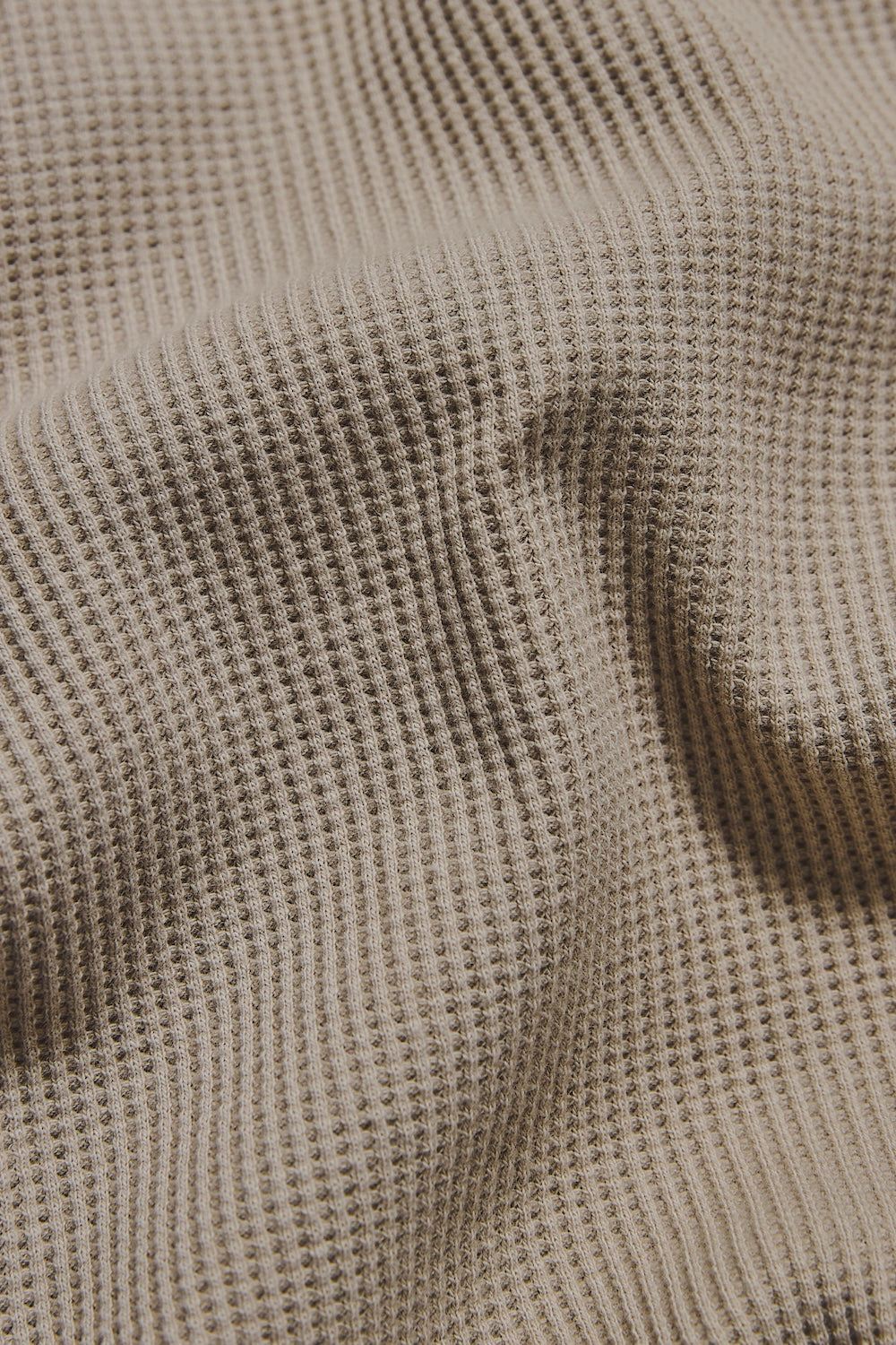 Textured Buttonless Polo Shirt in Stone - TAILORED ATHLETE - USA