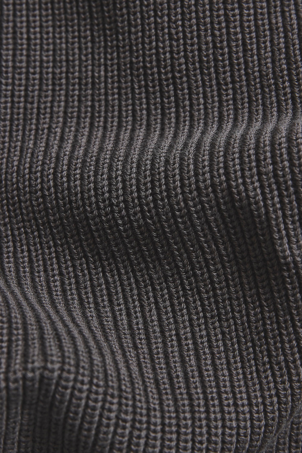 Pure Cotton Knitted Textured Crew Neck Sweater in Truffle - TAILORED ATHLETE - USA
