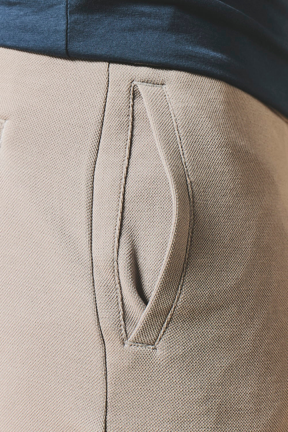 Textured Jersey Shorts in Dove Grey - TAILORED ATHLETE - USA