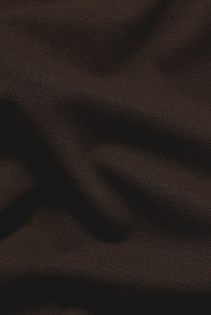 Textured Jersey T-Shirt in Chocolate - TAILORED ATHLETE - USA